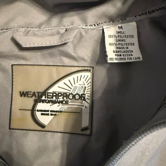 Men’s Vintage Weatherproof lined zippered jacket with pockets EUC Size Medium - Picture 7 of 8